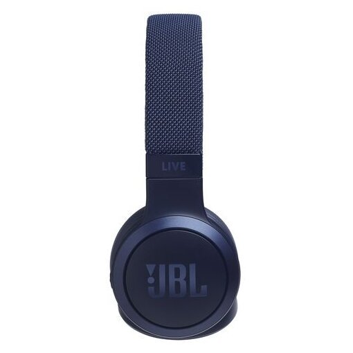 Căști pentru divertisment la domiciliu  JBL Live 400BT, Bluetooth / Analog cu fir, Albastru