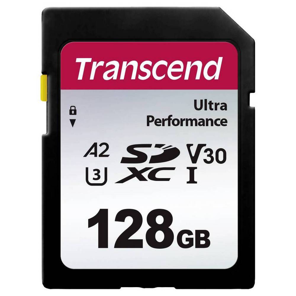 Карта памяти Transcend SDXC 340S, 128Гб (TS128GSDC340S)