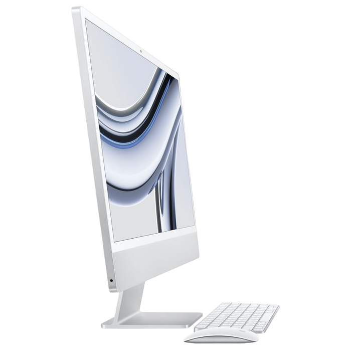 Computer All-in-One Apple iMac A2874, 24", M3 with 8-core CPU and 8-core GPU, 16GB/512GB, macOS Sonoma, Argintiu