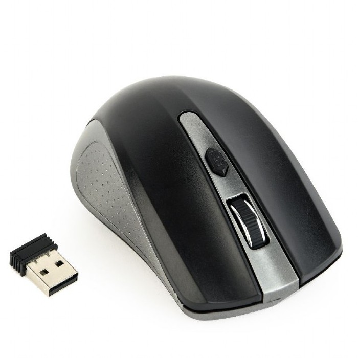Беcпроводная мышь Gembird MUSW-4B-04-GB, Серый/Черный