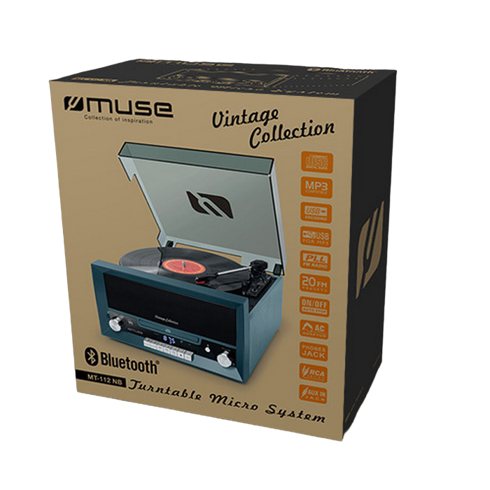 Аудиосистема MUSE MT-112 NB, Чёрный