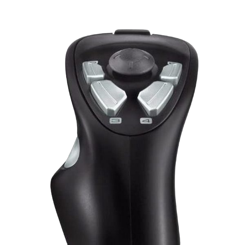 Joystick pentru jocuri Logitech Extreme 3D Pro, Argintiu