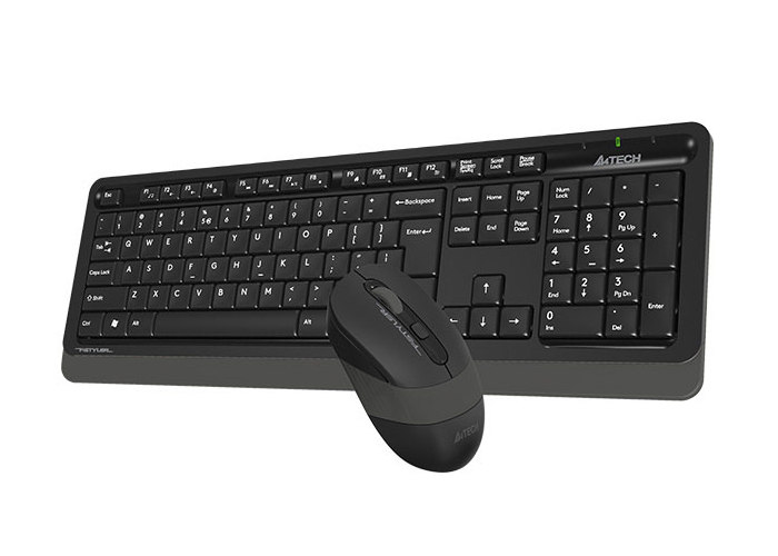 Клавиатура и мышь A4Tech FG1010S, Беспроводное, Серый