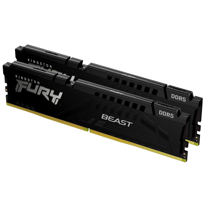 Memorie RAM Kingston FURY Beast, DDR5 SDRAM, 5200 MHz, 64GB, KF552C36BBEK2-64