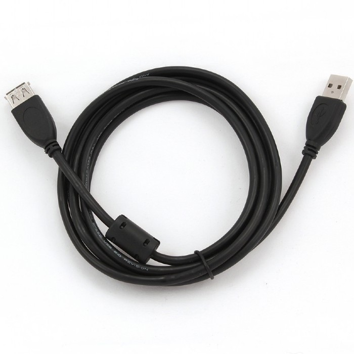 Adaptoare Cablexpert CCF-USB2-AMAF-6, USB Type-A/AM/AF, 1m, Negru