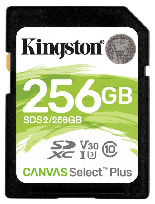 Карта памяти Kingston Canvas Select Plus, 256Гб (SDS2/256GB)