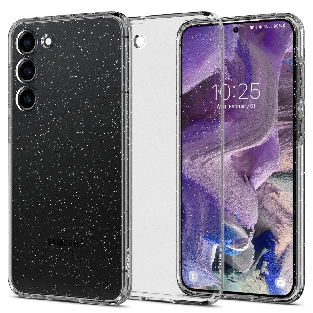 Spigen Samsung S23, Liquid Crystal, Glitter Crystal
