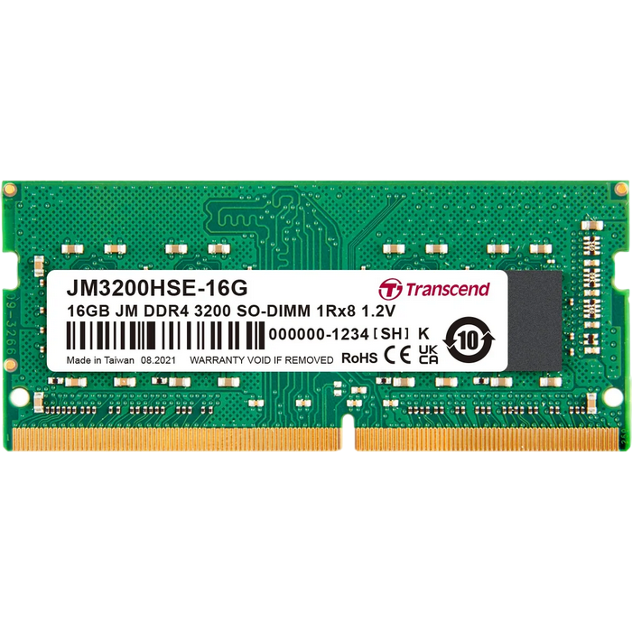 Memorie RAM Transcend JM3200HSE-16G, DDR4 SDRAM, 3200 MHz, 16GB