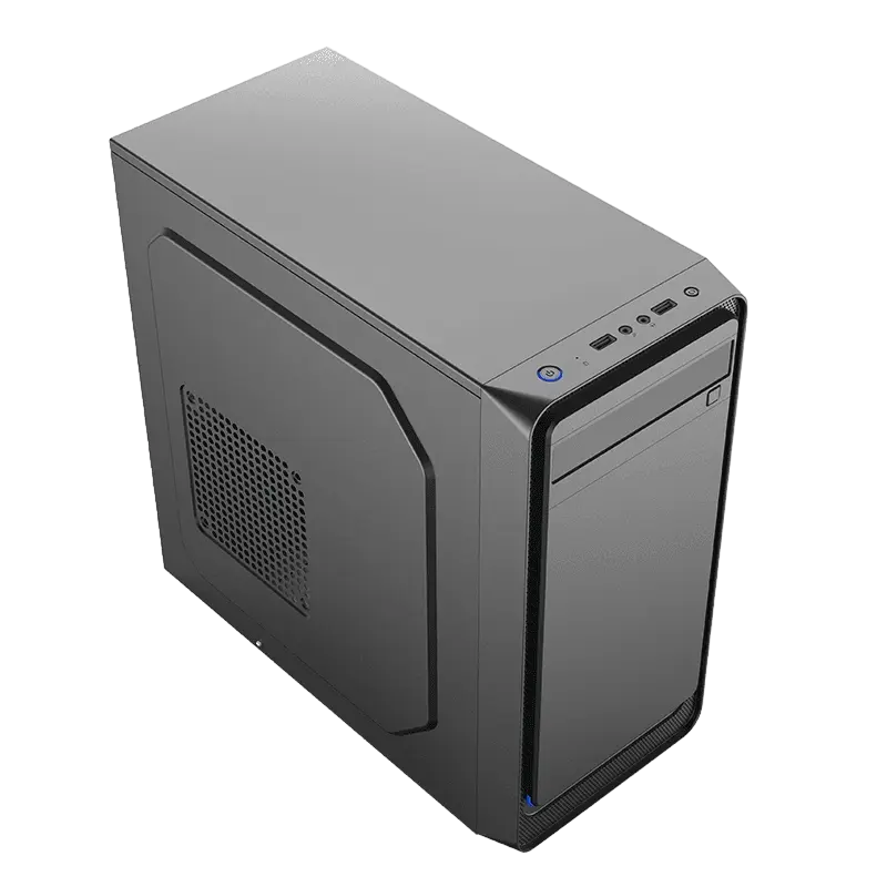 Carcasă PC Sohoo 6503BK, Micro-ATX, ATX, Negru