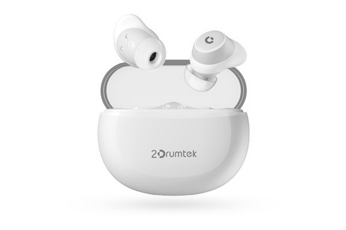 Wireless Earphones A4tech B27, 10 mm driver, 32 Ohm, 100db, Bluettoth 5.2, 40/400mAh, IPX4, White