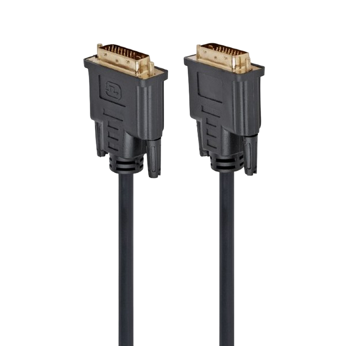 Видеокабель Cablexpert CC-DVI2-BK-15, DVI-D (M) - DVI-D (M), 4,5м, Чёрный