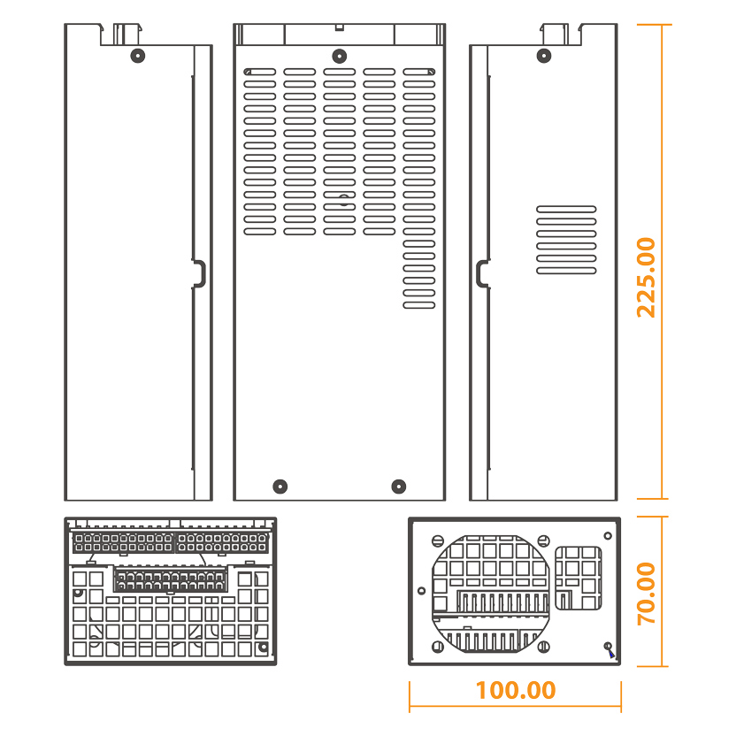 Sursă Alimentare PC Seasonic SS-400H2U, 400W, 2U ATX-EPS, Complet modular