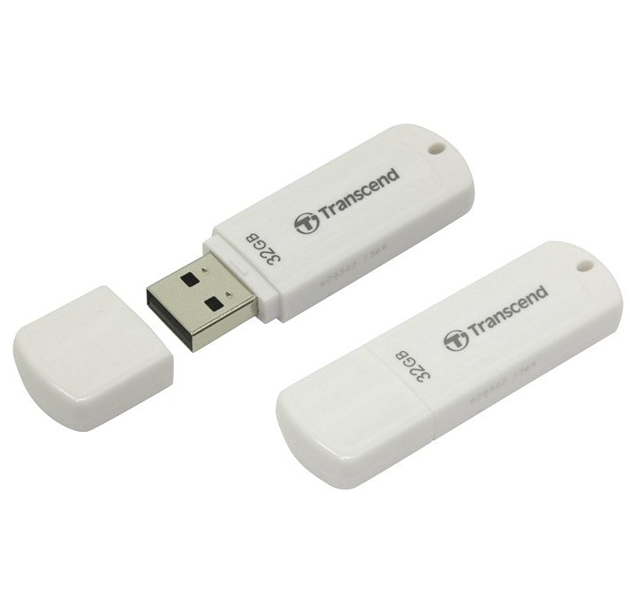 Memorie USB Transcend JetFlash 370, 32GB, White