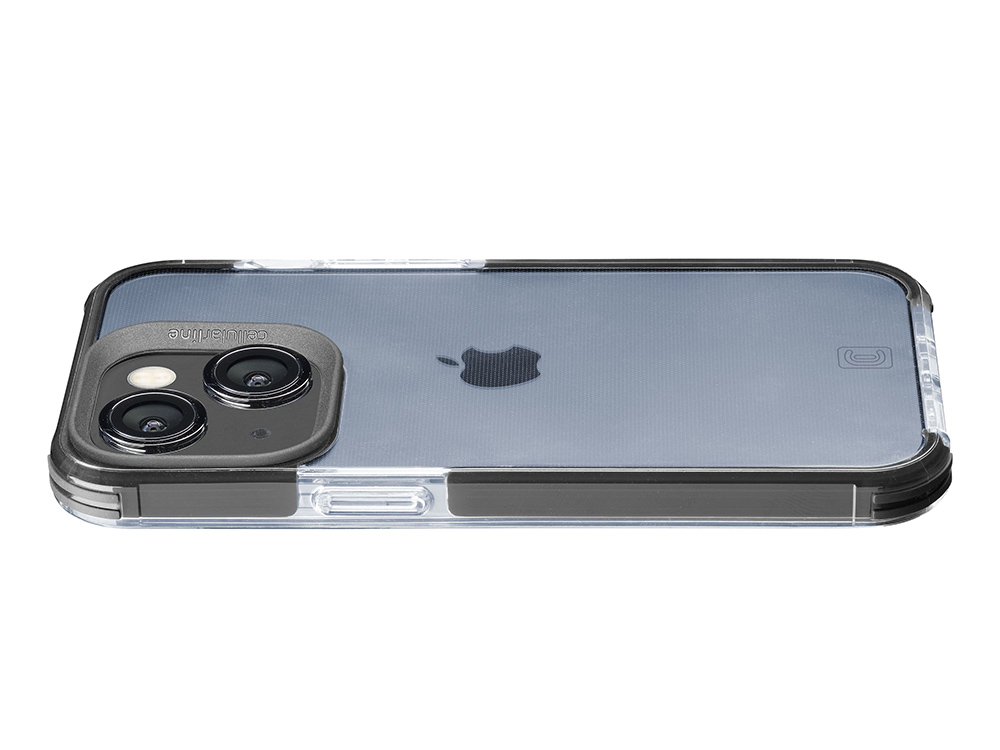 Husă Cellularline Tetra Force Strong Guard - iPhone 14, Transparent