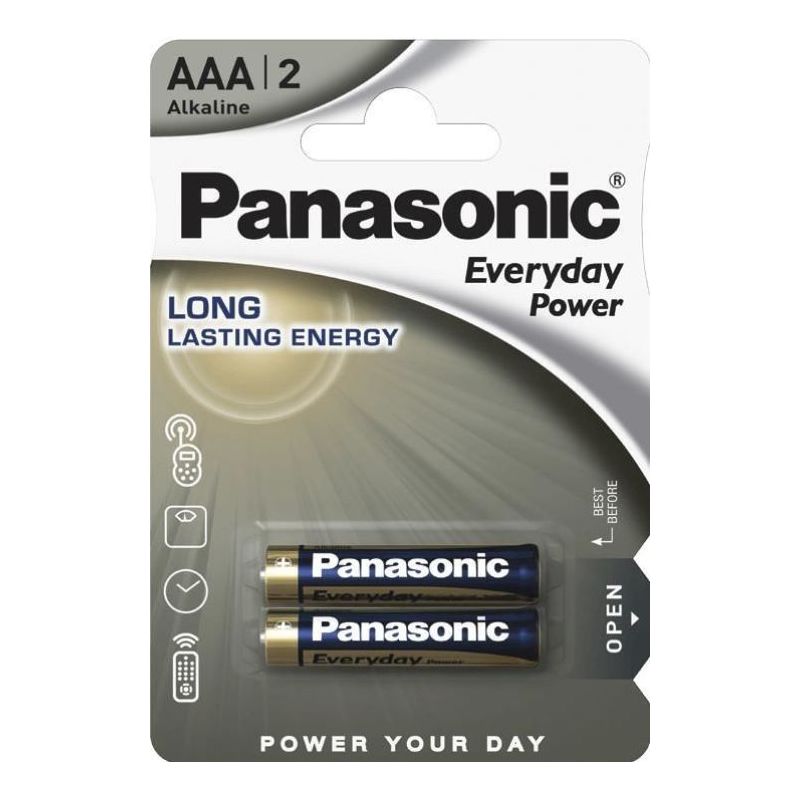 Батарейки Panasonic LR03REE, AAA, 2шт.