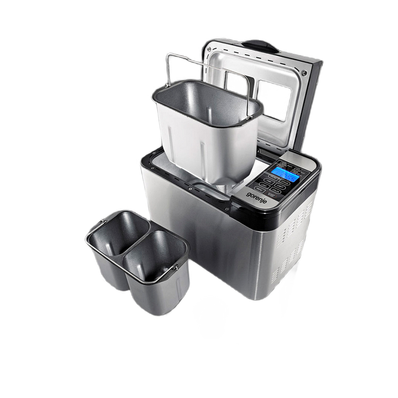 Mașină de pâine Gorenje BM1400 E, Argintiu