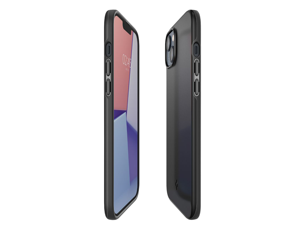 Чехол Spigen iPhone 14 Plus, Thin Fit, Чёрный