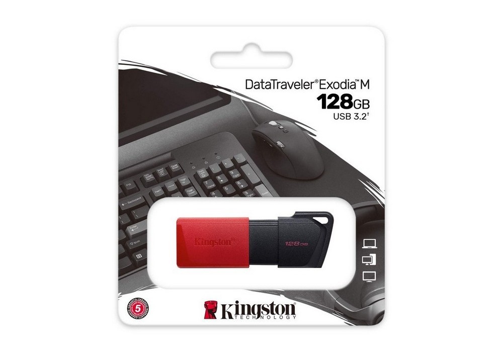 Flash Drive Kingston DataTraveler Exodia M 128GB USB3.2