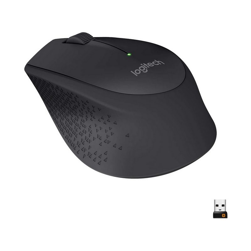 Беcпроводная мышь Logitech M330, Чёрный