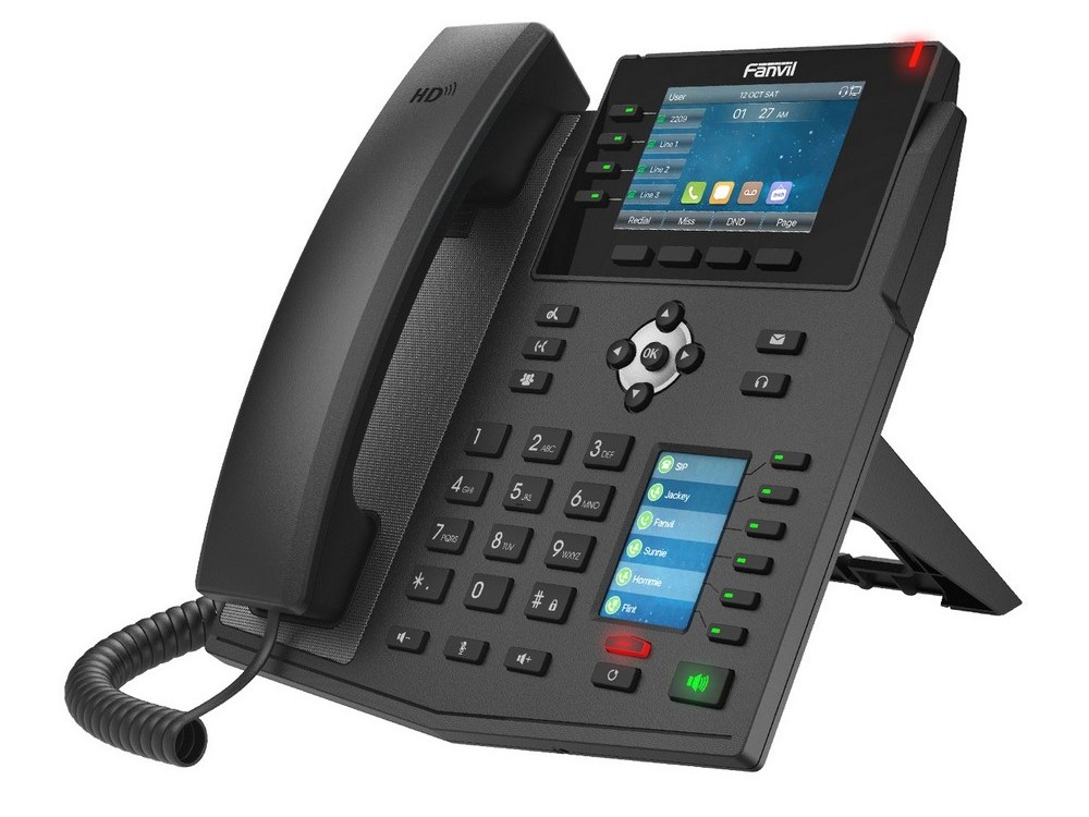 Telefon IP Fanvil X5U, Negru