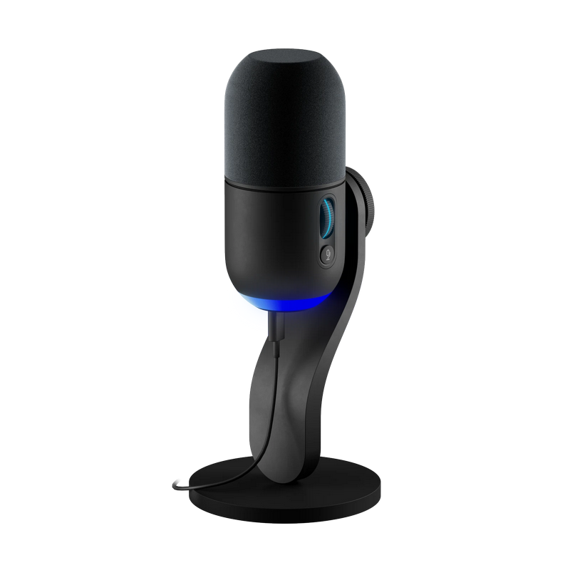 Microfon Gaming Logitech Yeti GX, Cu fir, Negru