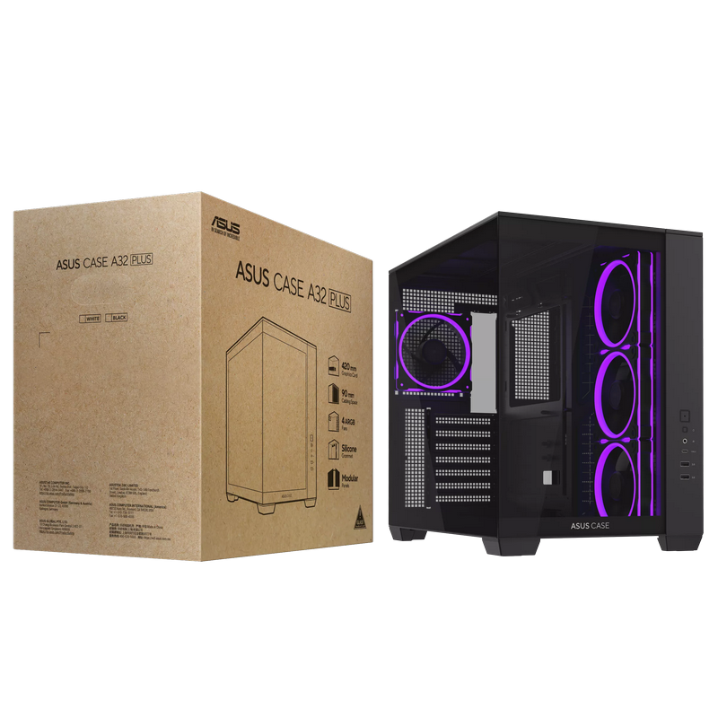 Компьютерный корпус ASUS A32 Plus Midi-Tower Черный