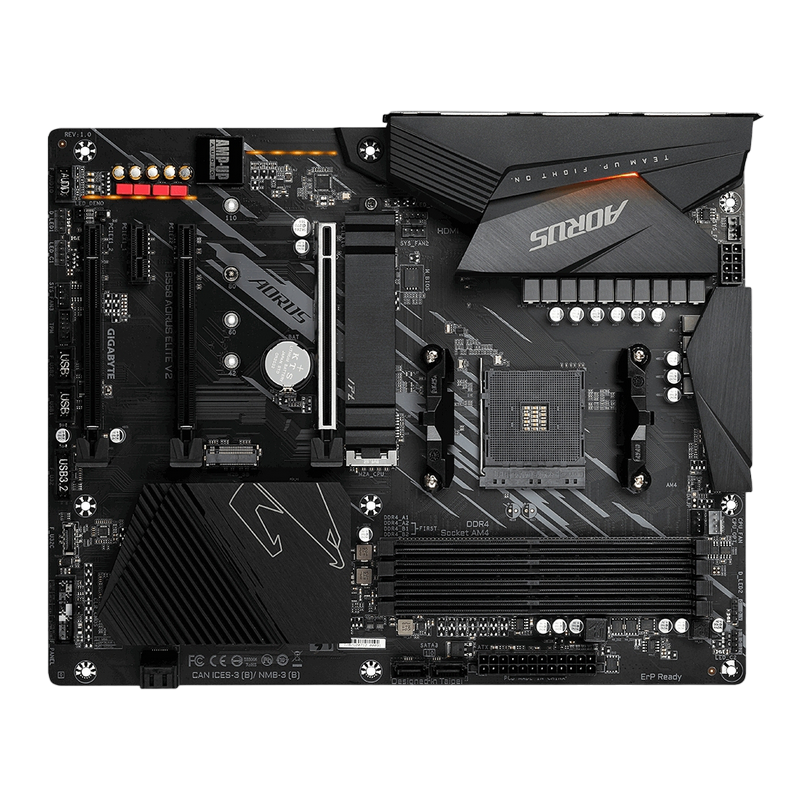 Placă de bază Gigabyte B550 AORUS ELITE V2, AM4, AMD B550, ATX