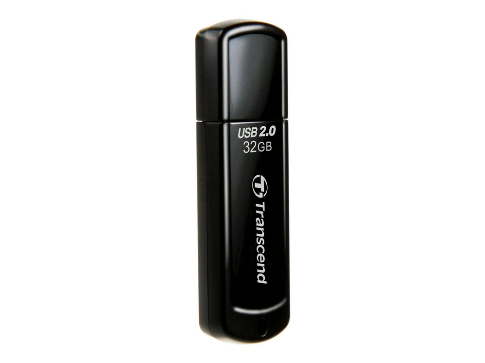 USB Flash накопитель Transcend JetFlash 350, 32Гб, Чёрный