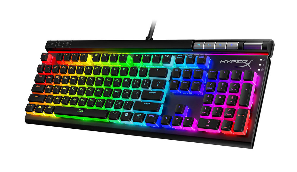 Клавиатура HyperX Alloy Elite 2, Проводное, Чёрный