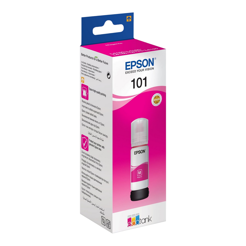 Ink  Epson T03V34A, 101 EcoTank Magenta bottle 70ml