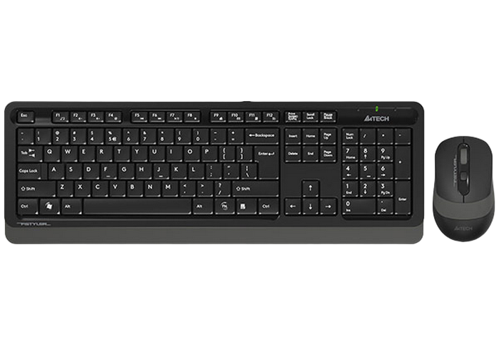 Клавиатура и мышь A4Tech FG1010S, Беспроводное, Серый