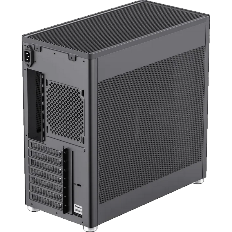Carcasă PC Gamemax MeshBox, Desktop, Fără PSU, Negru