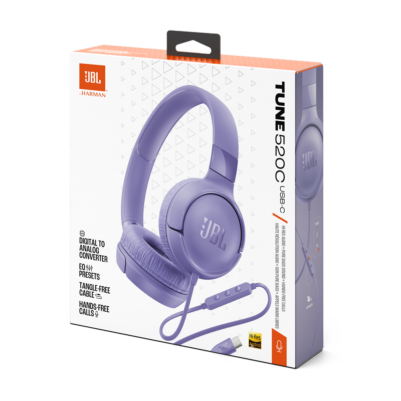 Наушники JBL Tune 520C Фиолетовый