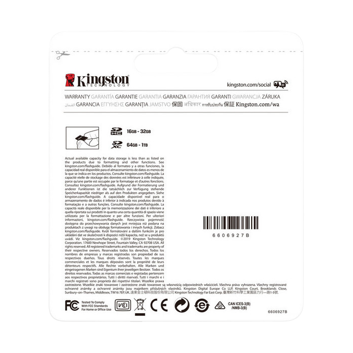 Карта памяти Kingston Canvas Select Plus, 256Гб (SDS2/256GB)