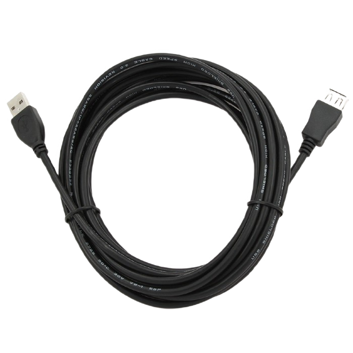 Cable USB, USB AM/AF, 4.5 m, USB2.0, Cablexpert, CCP-USB2-AMAF-15C