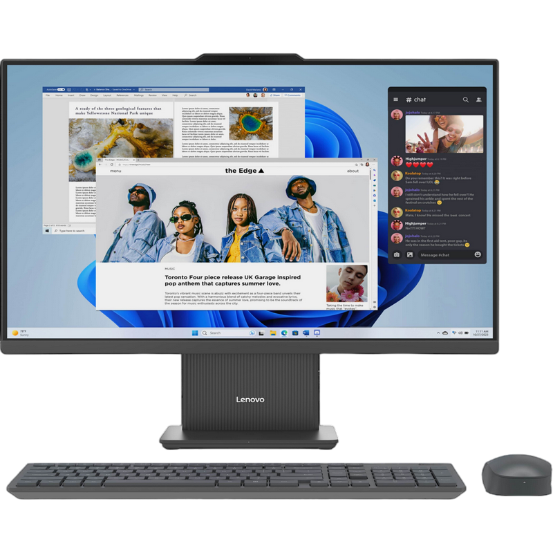 Computer All-in-One Lenovo IdeaCentre 3 24ARR9, 23,8", AMD Ryzen 3 7335U, 8GB/512GB, Fără SO, Luna Grey