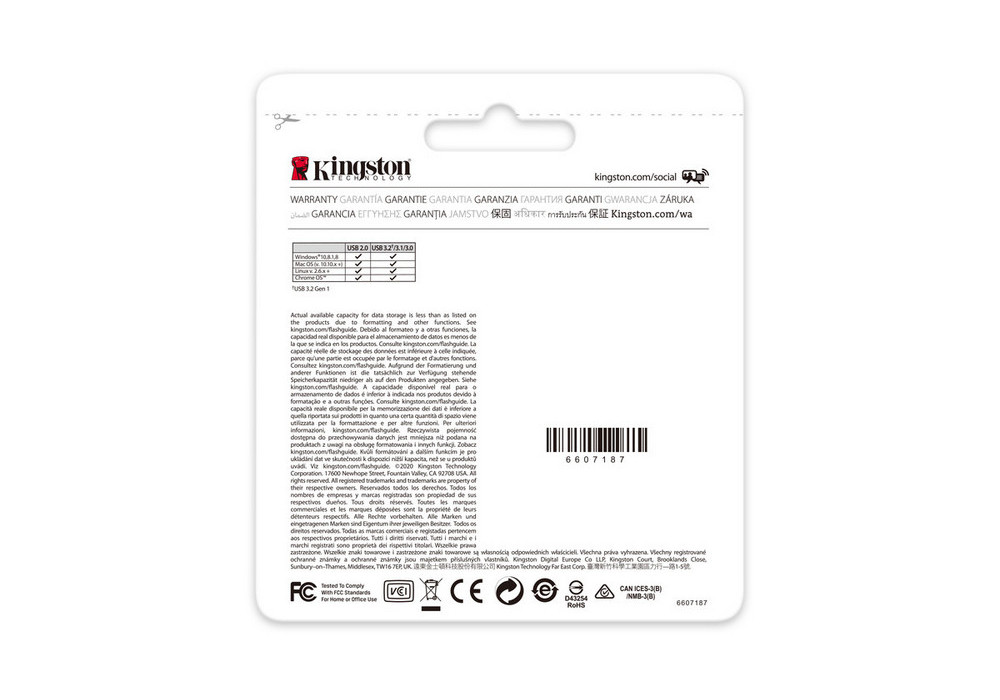 Flash Drive Kingston DataTraveler Exodia (DTX/64GB)