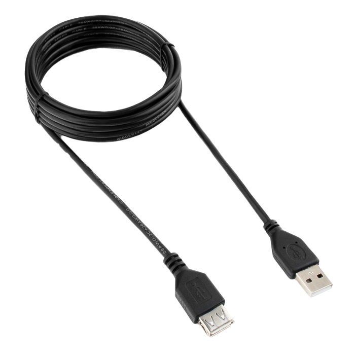 Cable USB, USB AM/AF, 3.0 m, USB2.0, Cablexpert, CCP-USB2-AMAF-10