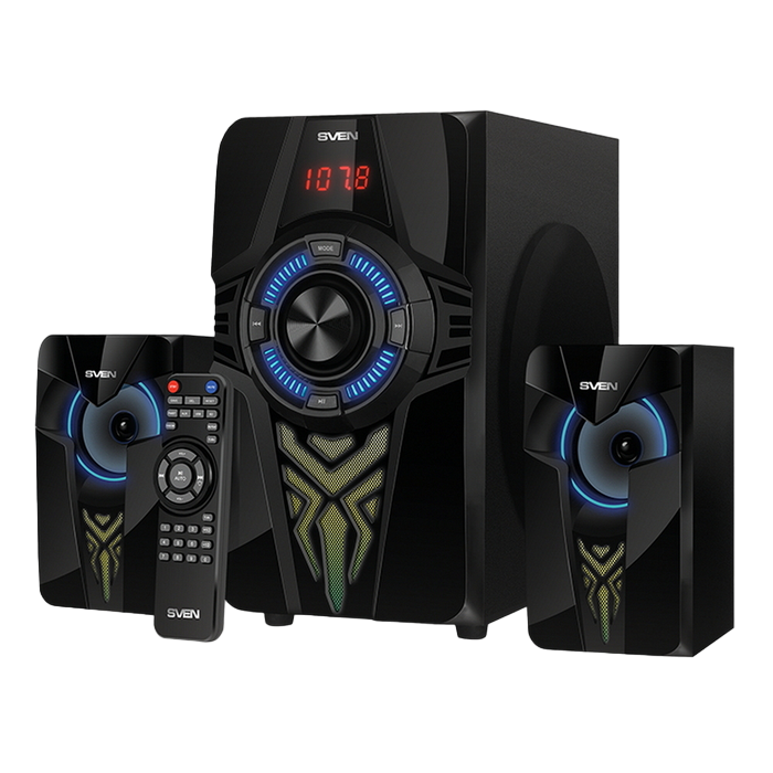 Компьютерные колонки 2.1 SVEN MS-2070, Чёрный