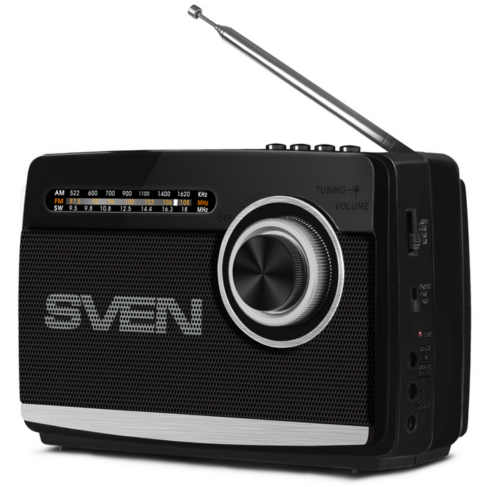 Портативное радио SVEN SRP-535, Чёрный