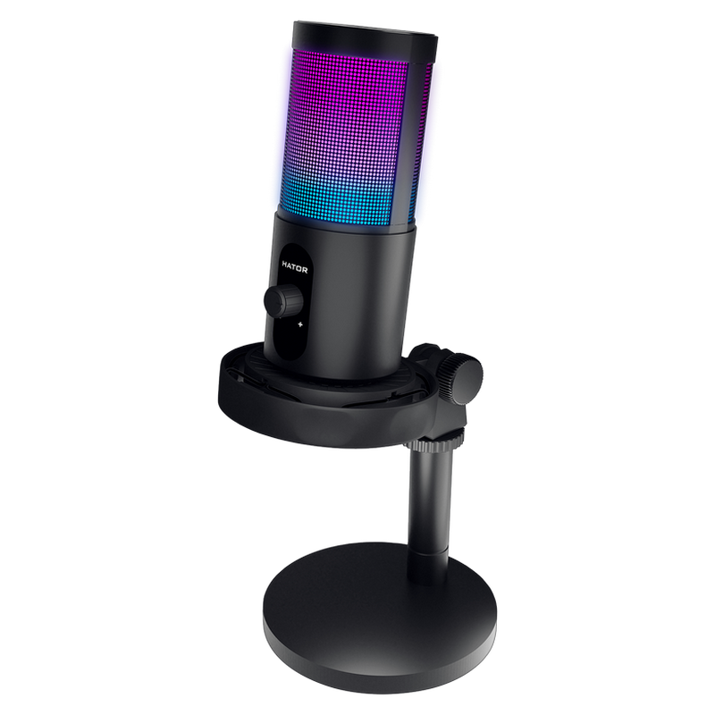 Microfon Gaming HATOR Signify RGB USB Negru