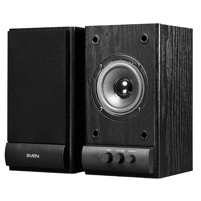 Компьютерные колонки 2.0 SVEN SPS-607, Чёрный