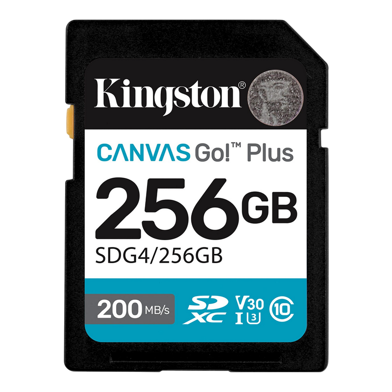 Card de Memorie Kingston Canvas Go! Plus, 256GB (SDG4/256GB)