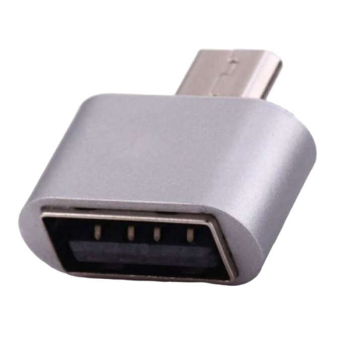 Adapter Remax OTG Micro-USB to USB A, Silver