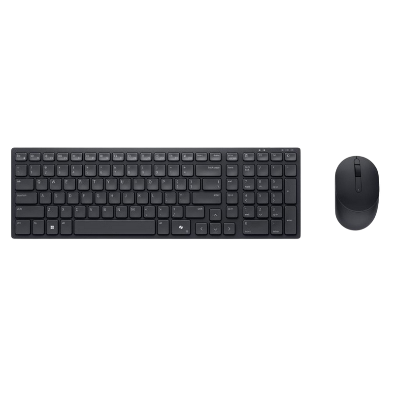 Set Tastatură + Mouse DELL KM555, Fără fir, Negru