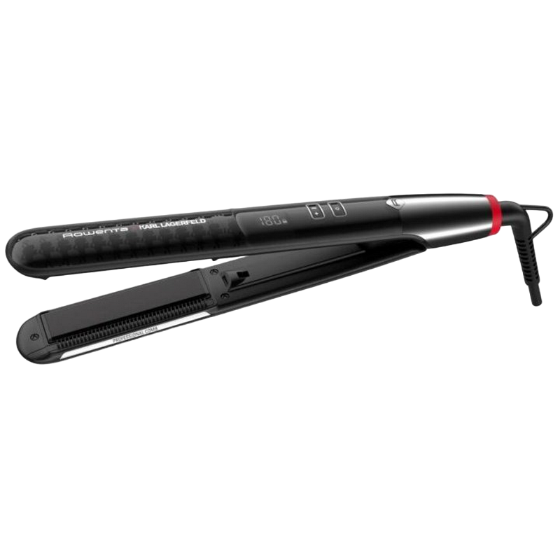 Placă de îndreptat părul Rowenta Karl Lagerfeld K/Pro Stylist SF466LF0, Negru