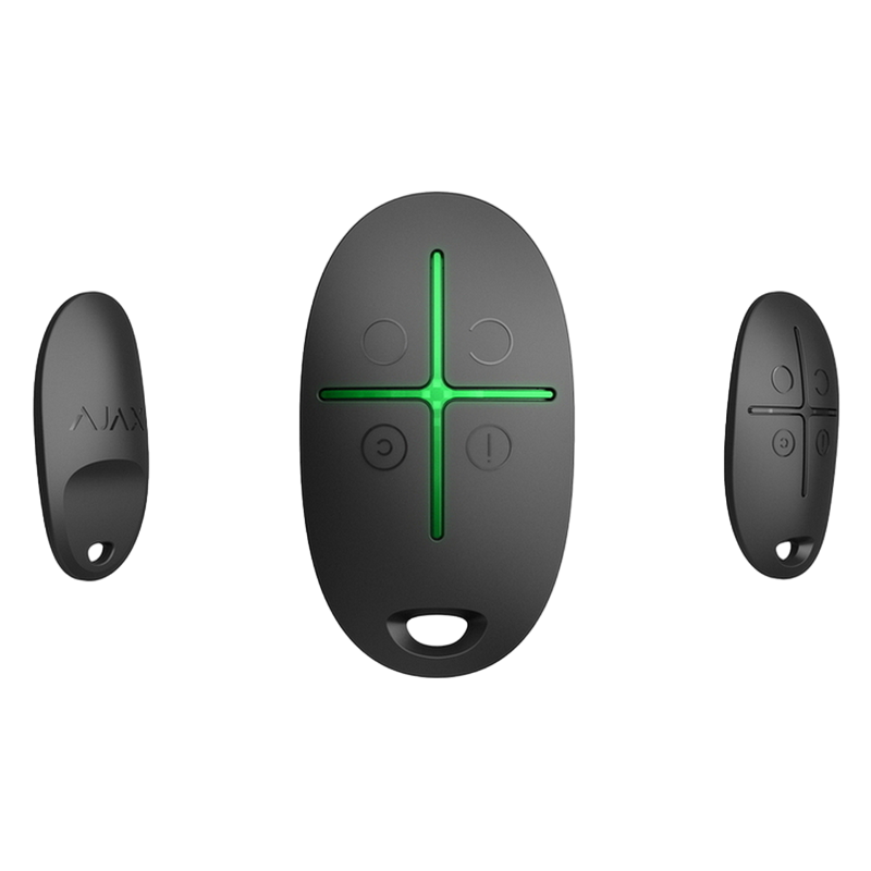 Buton de urgență Ajax SpaceControl, Negru