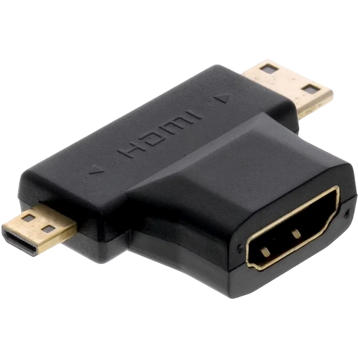 Видеоадаптер APC Electronic APC-101310, HDMI (F) - , Чёрный
