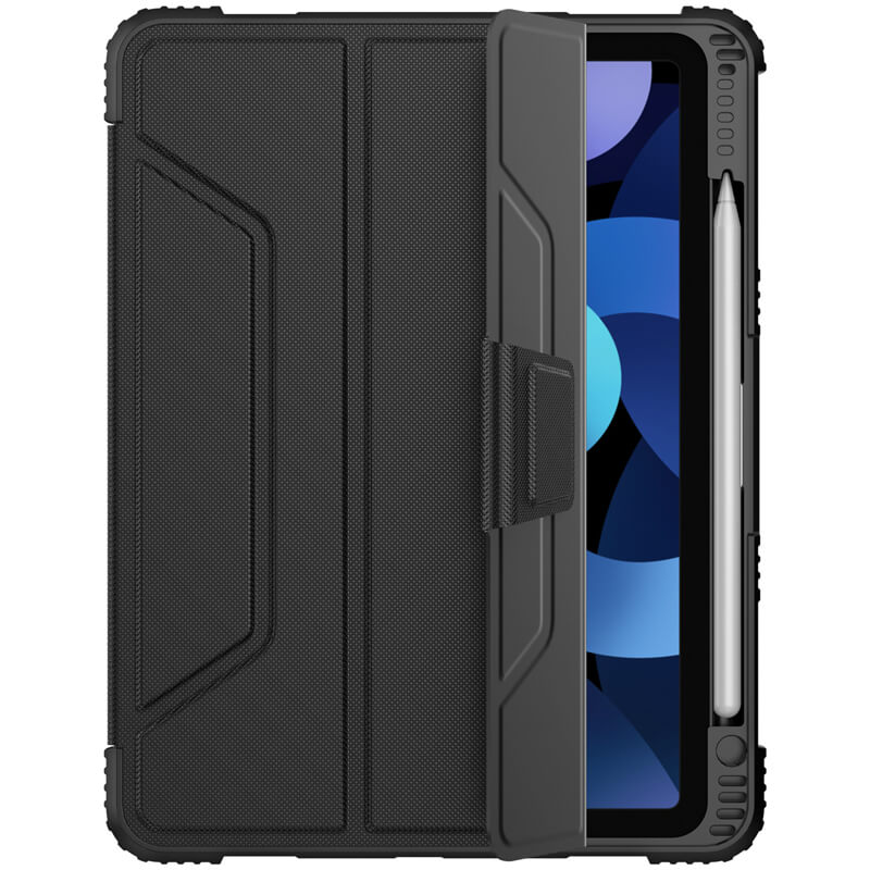 Husă pentru tabletă Nillkin  Bumper Case for iPad Air 2020/Air 4, 11", Piele artificială, Negru