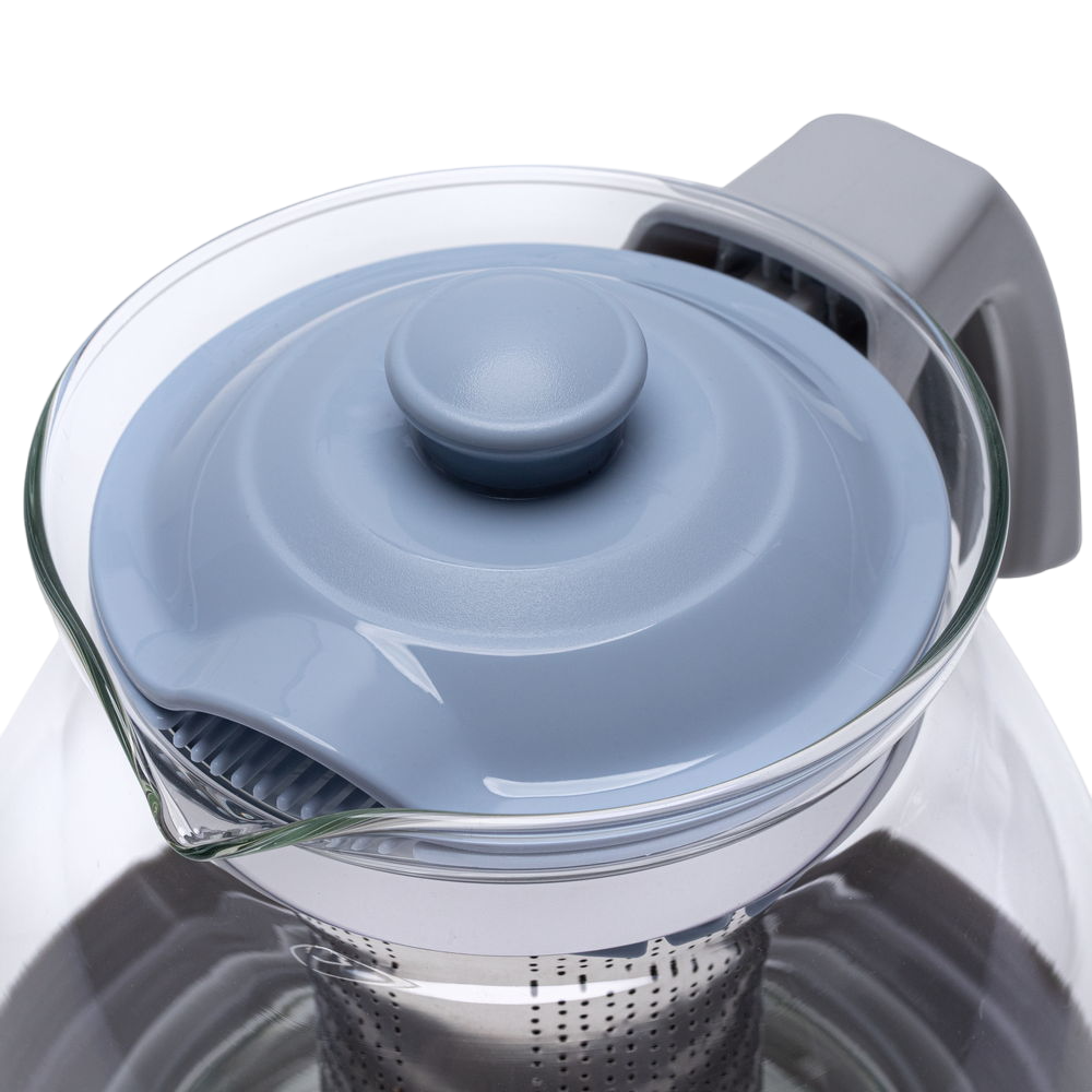 Ceainic cu infuzor RESTO 90511, 1.6L, Gri